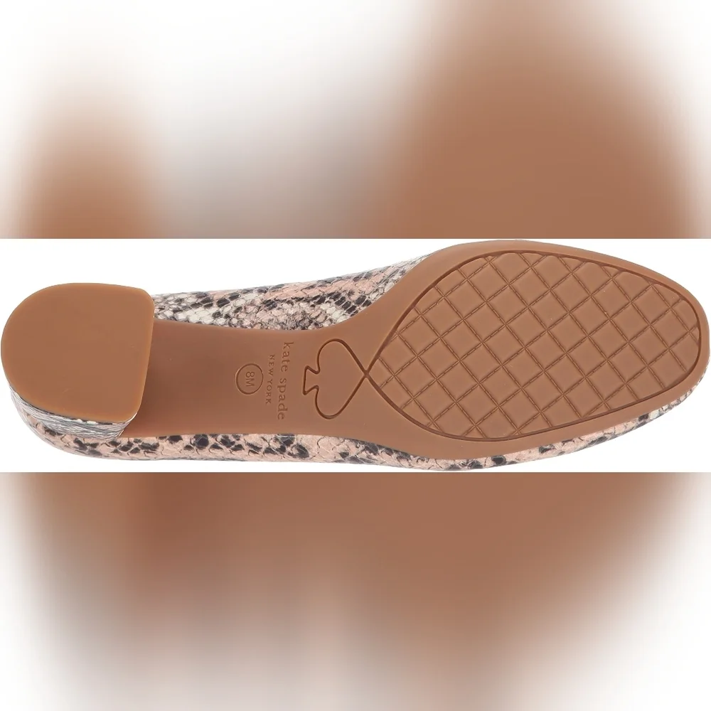 Kate Spade Snake Print Beverly Pump Heels - Picture 7 of 8